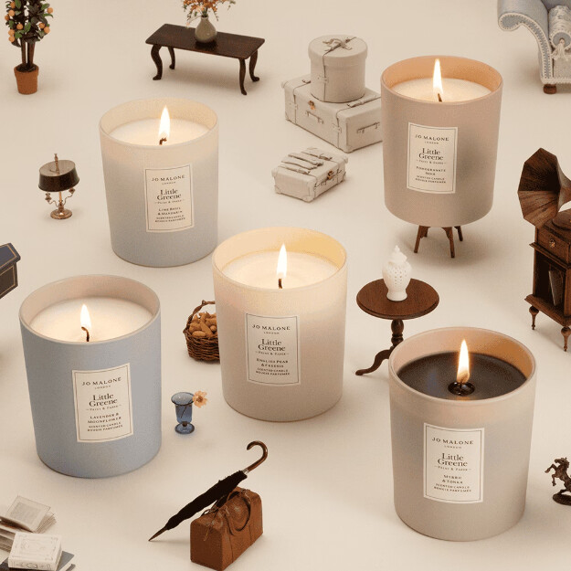bougie parfumée little greene lavande et fleur de lune