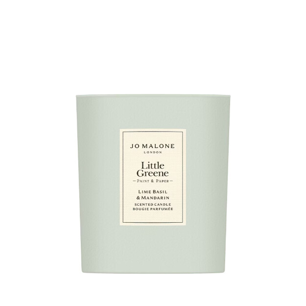 bougie parfumée little greene citron vert basilic et mandarine