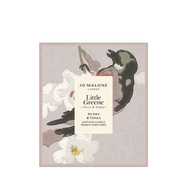 bougie parfumée little greene myrrhe et tonka