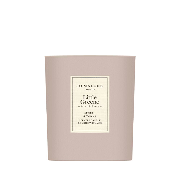 bougie parfumée little greene myrrhe et tonka