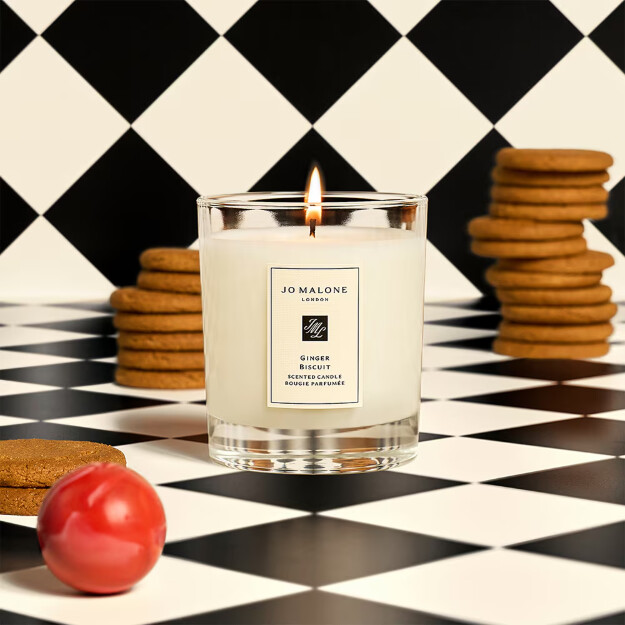 bougie parfumée au biscuit au gingembre