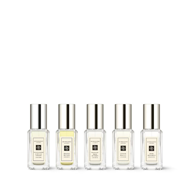 collection de colognes festives parfumées