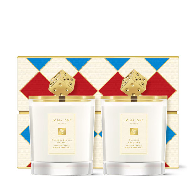 duo de bougies décorées