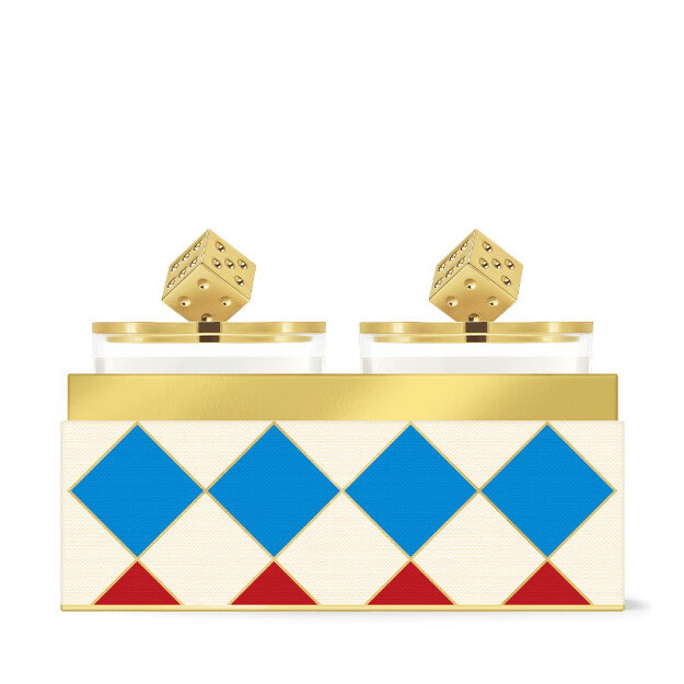 duo de bougies décorées