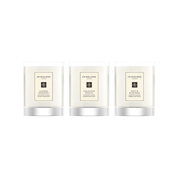 trio de bougies de voyage