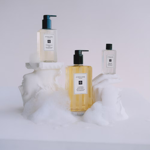 gel douche corps et mains pivoine et daim blush